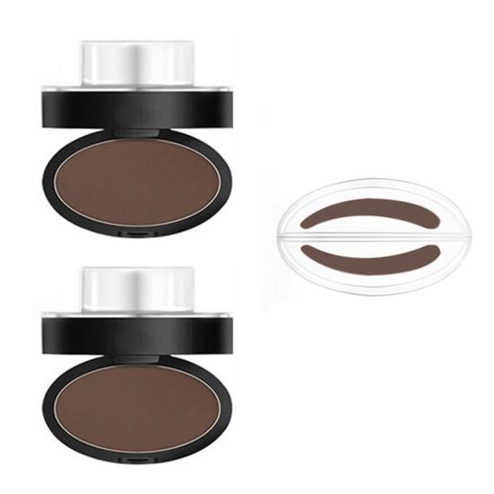 1/2 шт 6 г пудра для бровей водостойкая натуральная стойкая не размазывается ленивая женская форма бровей для девочек