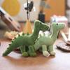Cartoon Little Dinosaur Pendant Plush Toy Doll Cute Cute Tyrannosaurus Rex Bag Hanging Keychain Doll