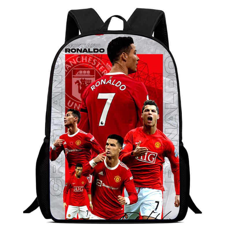 Криштиану Лионель Месси Роналду Неймар Рюкзак с узором футбольной звезды Детский