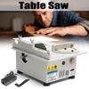 DC12-24V Small Table Saw Blade DIY Woodworking Cutting Machine Cutting Electric Saw Tool with Power Adapter