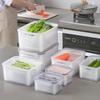 Контейнер для хранения продуктов в холодильнике Контейнер для хранения фруктов со съемным дуршлагом Герметичный контейнер для овощей и фруктов с крышкой для холодильника Подготовка еды на неделю Хранение ягод