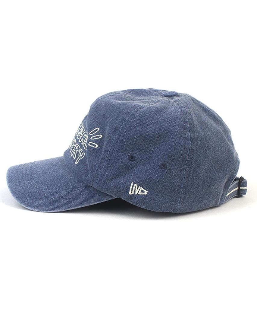 Кепка-бейсболка Yunibeosyeolkemiseuteuli Kitch Pigment Washing Denim