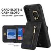 Чехол-подставка с RFID-блокировкой для Samsung Galaxy S23, противоударный чехол для телефона из ПУ+ТПУ с кошельком на молнии