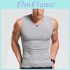 Tank Men Solid Top Muscle Vest Undershirts Oneck Gymclothing Tees Fitness Sleeveless Vest