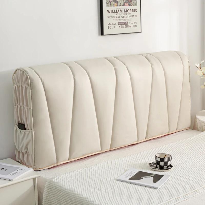 Luxury Technical Cloth Fabric Headboard Cover All-inclusive Thicken Quilting Bed Head Cover Bedside Dust Protector Cover