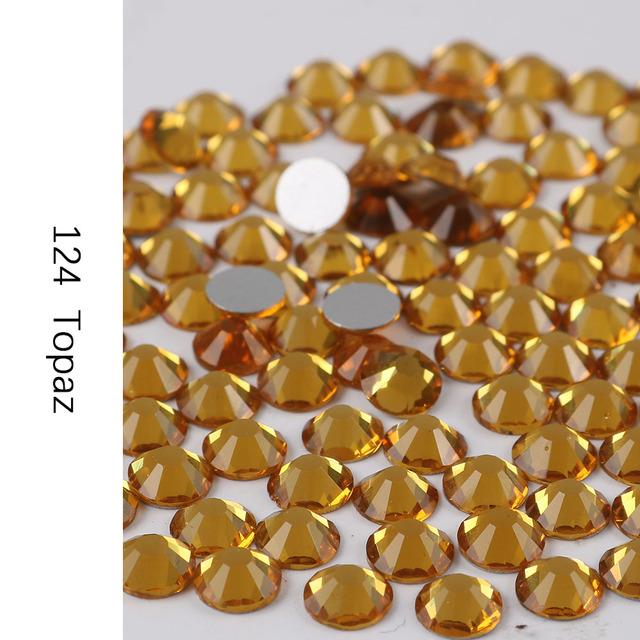 Стразы без горячей фиксации, кристалл Ab Ss3-Ss30, стразы для ногтей с плоской задней частью, стразы премиум-качества, блестящие стразы для ногтей, хрустальный камень