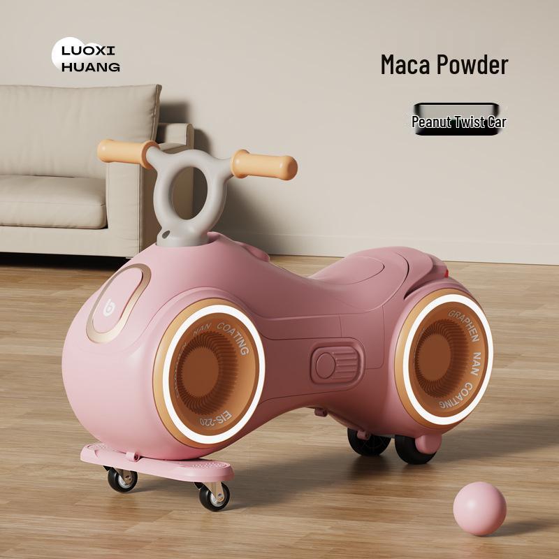 Детский глайдер Peanut Twist с защитой от опрокидывания, с бесшумными и универсальными колесами для мальчиков и девочек