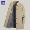 Мужской тренч средней длины в стиле business casual E