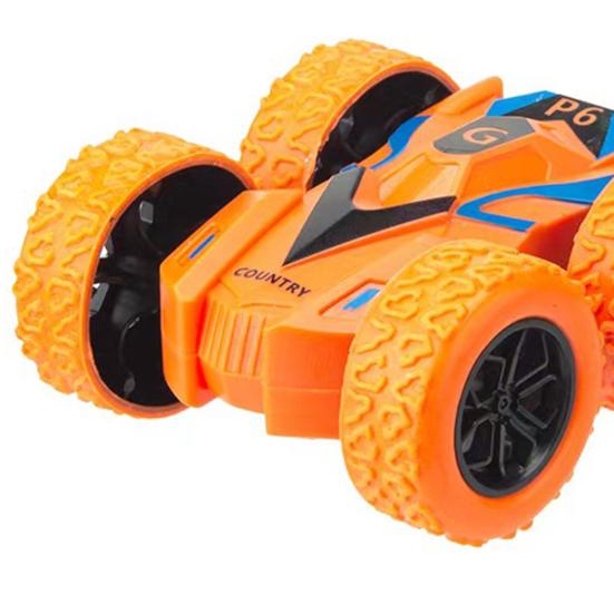 4Pcs Double-sided Flip Stunt Car Toy Four TPR Wheels Inertial Drive Truck Toy Indoor Outdoor Off-road Vehicle Toy Toddlers Boys Girls Gifts