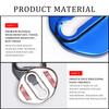 bsqrw5 For Toyota 4Pcs Stainless Steel Car Door Lock Cover Case Stickers Accessories GR sport Hilux Aygo TDR Yaris Corolla Rav4 CHR