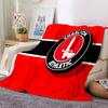 Charlton FC Crest Flannel Blanket, Soft Polyester, Modern Design, All-Season for Camping, Travel, Gifts for holidays or birthdays