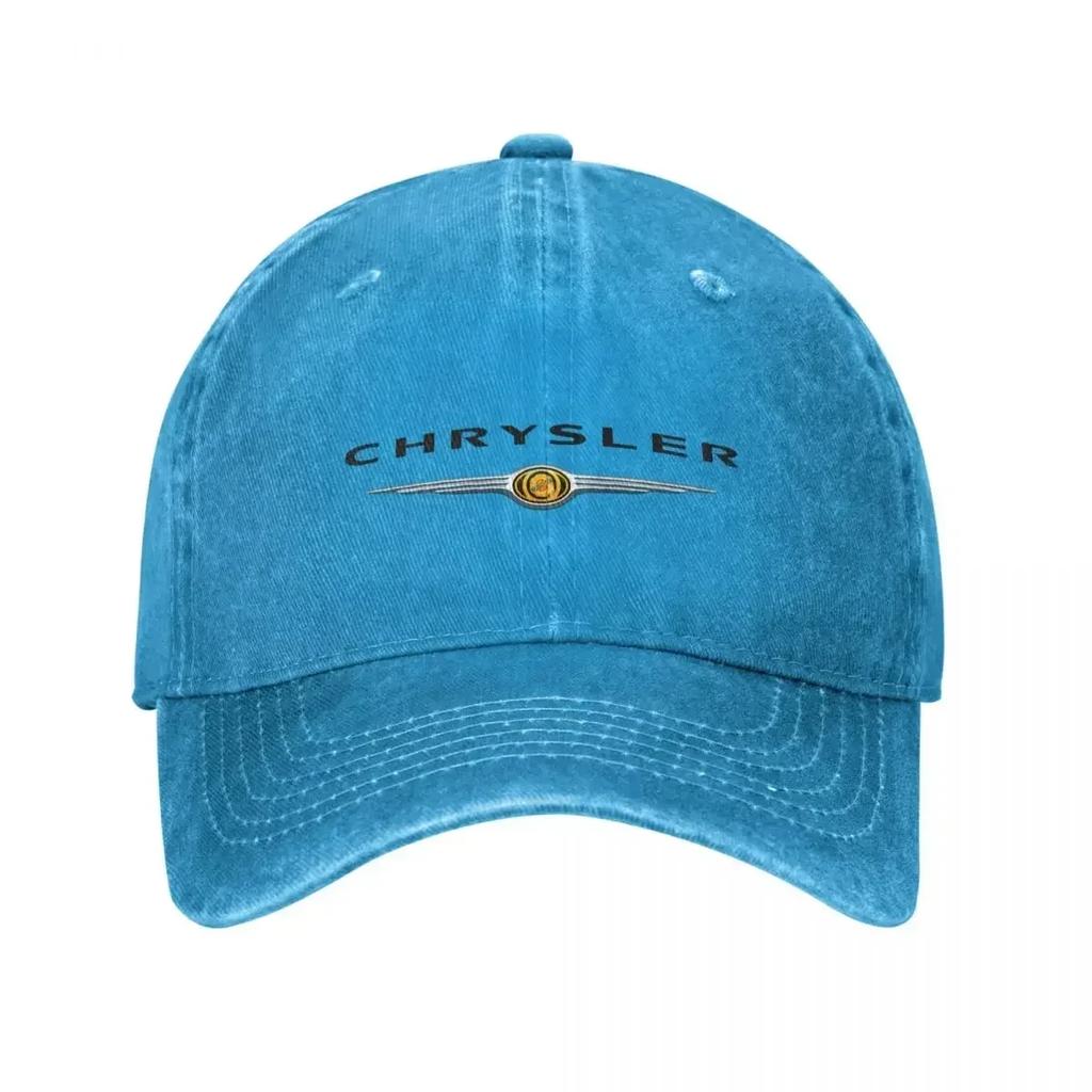 Бейсболка с логотипом Chrysler Американский автомобиль Женская Мужская Козырьки от солнца Тракерская Кепка папы Летняя Повседневная Охота Туризм Бейсболки