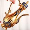 Европейский стиль, набор для вина, набор домашних винных кувшинов и креманок из сплава, изысканный золотой бокал для вина, винный кувшин, свадебное украшение, 1 набор