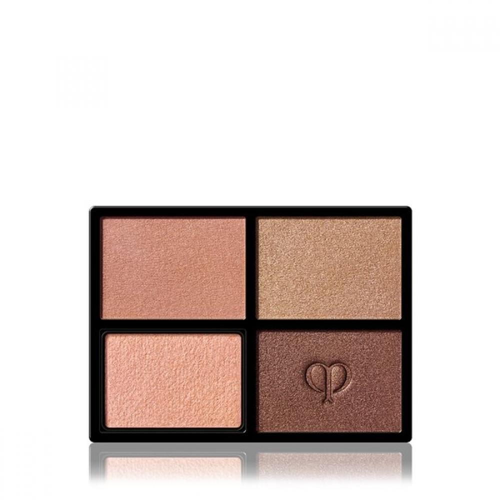 Cl De Peau Beaut Палетка теней для век из 4 цветов, сменный блок