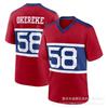 NFL New York Giants Custom Embroidered Football Jersey Men Fans - Jones 8 Barkley 26 Numbers 1 56 44