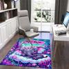 1PC Custom Name Ethereal Elephant Fantasy Theme Floor Mat Ideal for Living Room, Game Rooms, Office, Bedroom,Floor Mat Playful Design
