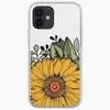 Прочный чехол для iPhone с подсолнухом Персонализируемый чехол для телефона для iPhone 11 12 13 14 Pro Max Mini X XS XR Max 6 6S 7 8 Plus ТПУ Рисунок