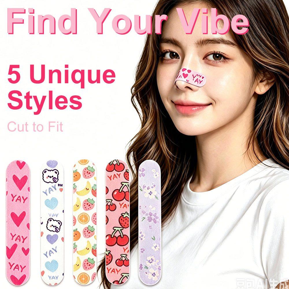 10/30/50Pcs 16D Contour Spine Nose Lifter Strips Nose Up Lifting Tape Wing Reduction Correction