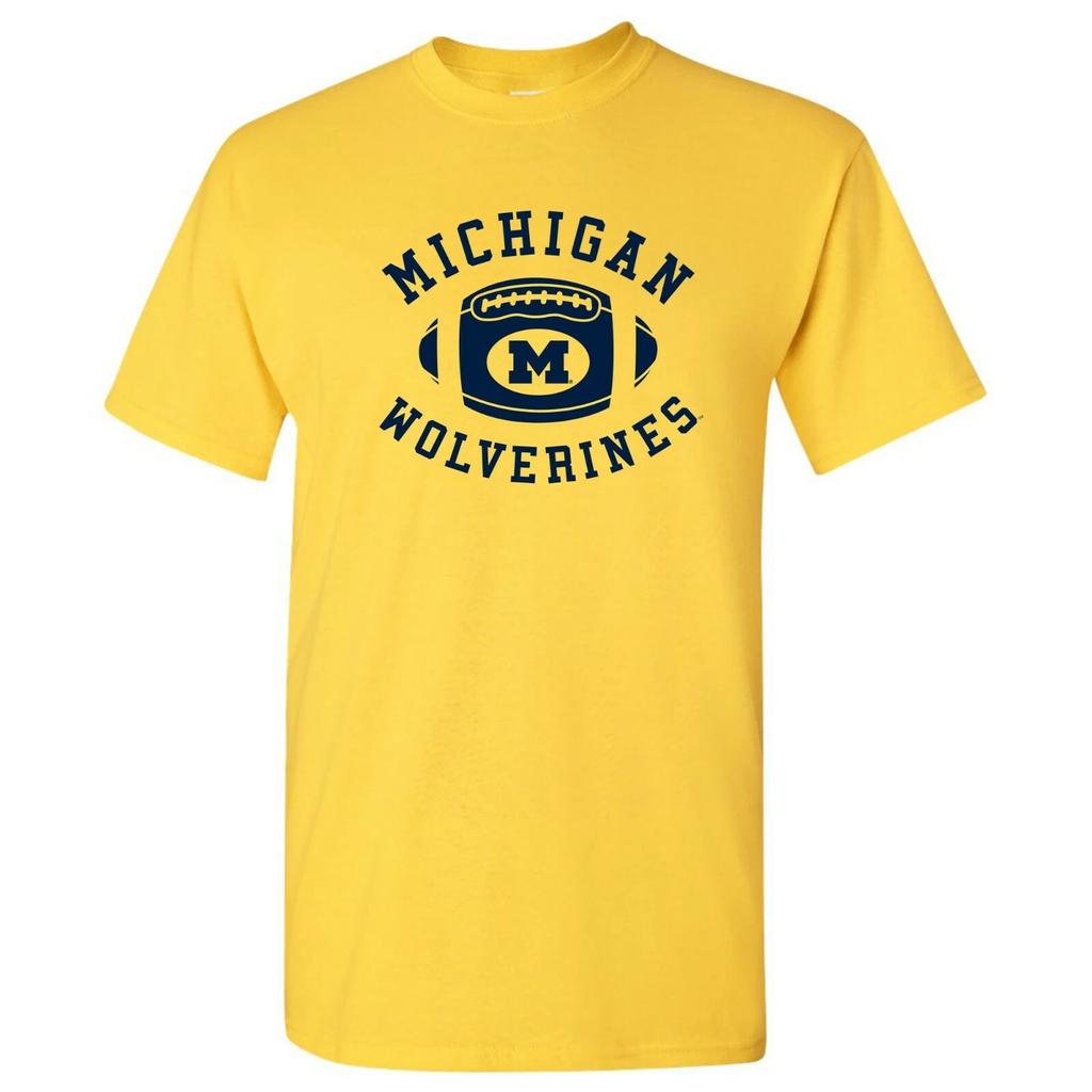 Michigan Wolverines Football Block Short Sleeve T-Shirt