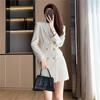 Women's French Style Double-breasted Suit for Spring and Autumn