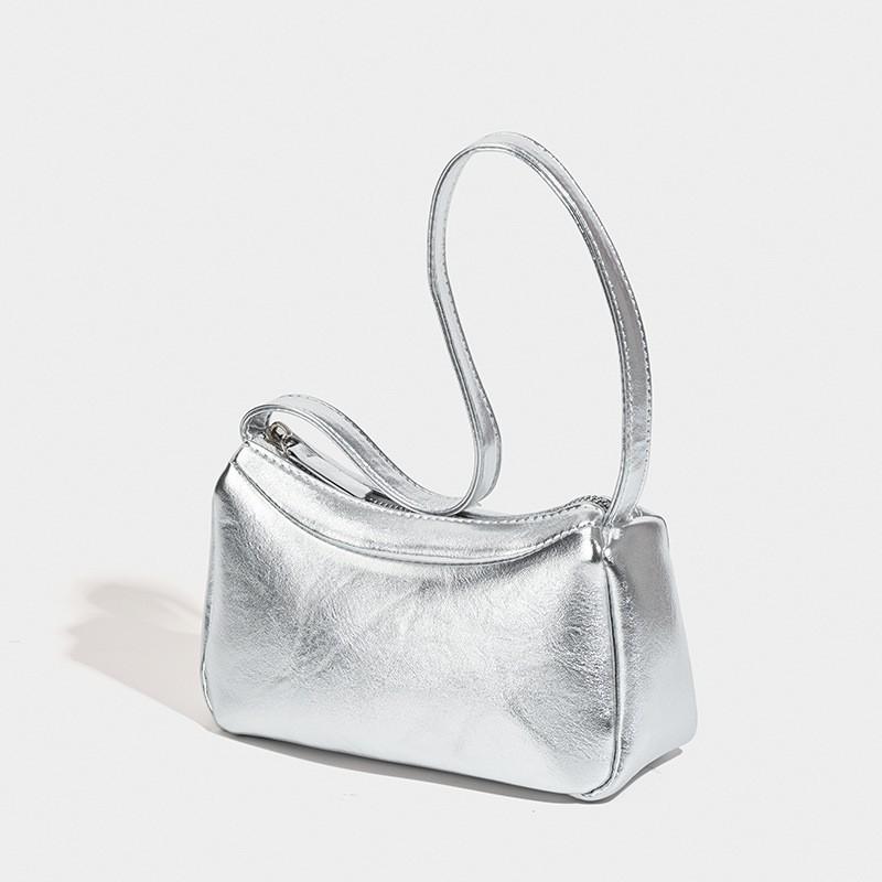 Minimalist Womens PU Leather Crossbody Bag Small Square Shoulder With Zip Stitch Detail