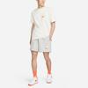 Nike Sportswear Solid Color Logo Micro Mark waterproof Woven Sports Shorts Gray Men's DM5282-012