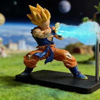 Фигурка Сон Гоку из аниме Dragon Ball Z, изображающая его в бою, с ударной волной, из ПВХ, коллекционная модель, кукла, игрушка, подарок.