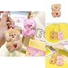 Soft And Cuddly Jinnew Cream Bear Plush Keychain Perfect For Bag Decoration Gift