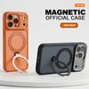Чехол-подставка с магнитом для iPhone 17 Air 11 12 13 14 1 16 Pro Max Plus Официальный Матовый Ударопрочный Защитный Чехол