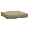 Pallet Cushion Melange Taupe 60 x 60 x 9.5 cm Fabric