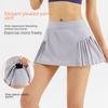 Girls' Quick-Dry Sports Skirt: Two-in-One Tennis and Badminton Skort