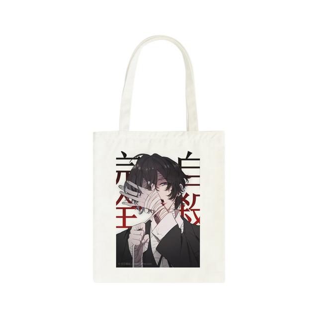 Сумка на плечо Bungo Stray Dogs Nakajima Atsushi, женская повседневная сумка-тоут в стиле хип-хоп, сумки-шоппер y2k, холщовая сумка в стиле японского аниме дадзай Осаму