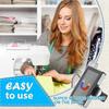 Magnetic Seam Guide for Sewing Machine, Upgraded Longer Guide Side with Clip for Sewing Machine Fabric Hemming Use