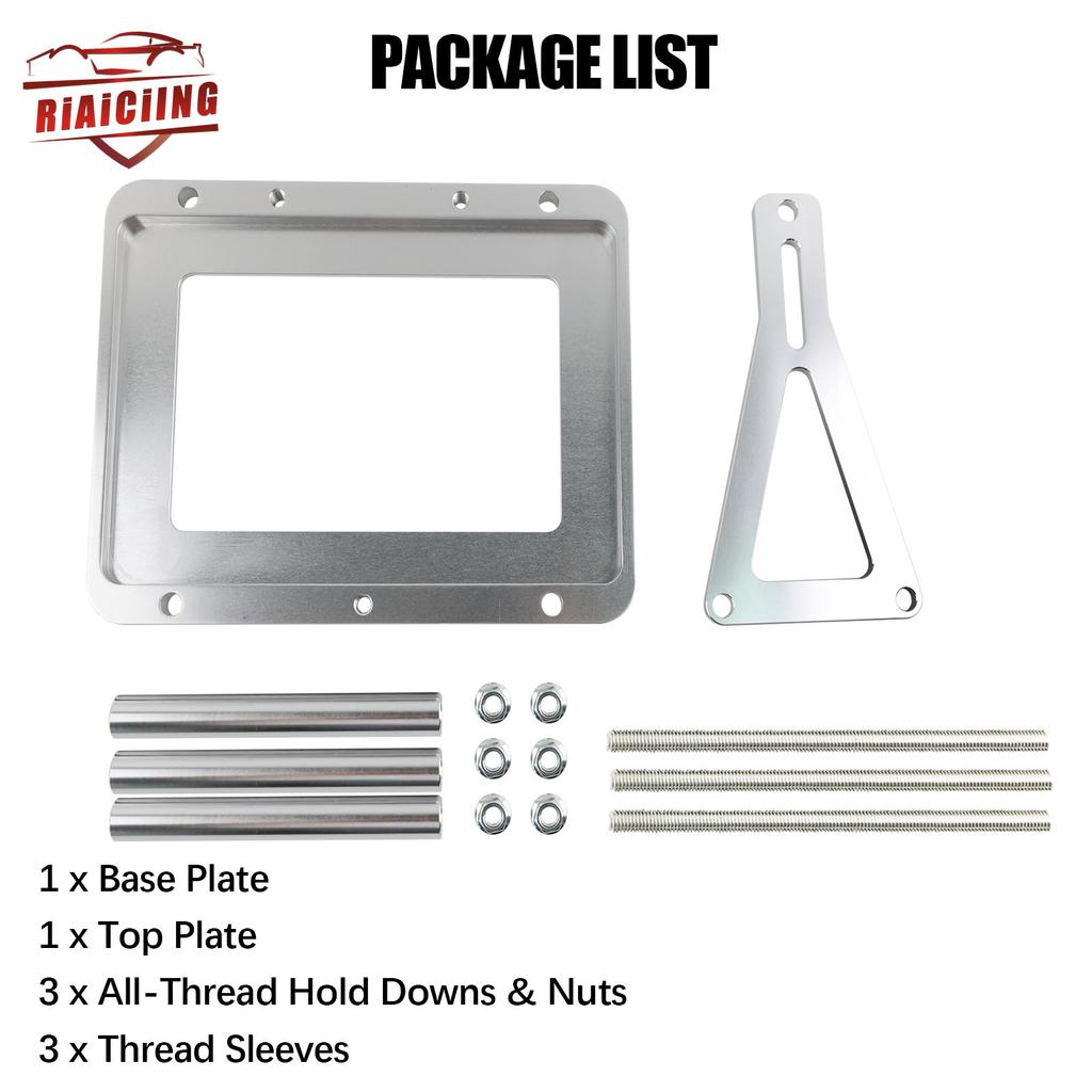 Item Number 551181! Universal Billet Battery Tray and Trunk Relocation Hold Down Box for Auto Parts