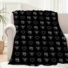 The-Neighbourhood Singer Art Throw Lightweight 240g Flannel Blanket Soft Skin-friendly for Summer Cooling