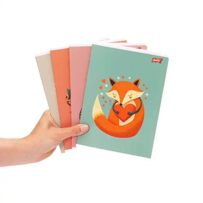 Heart Design, A5 Notebook A stylish companion for notes and creative projects