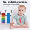 Детская молярная палочка пищевой силиконовый радужный строительный блок со шнуром предотвращает проглатывание