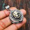 Dalmation Jasper, Gemstone Handmade Solid 925 Sterling Silver Jewelry Pendant For Her