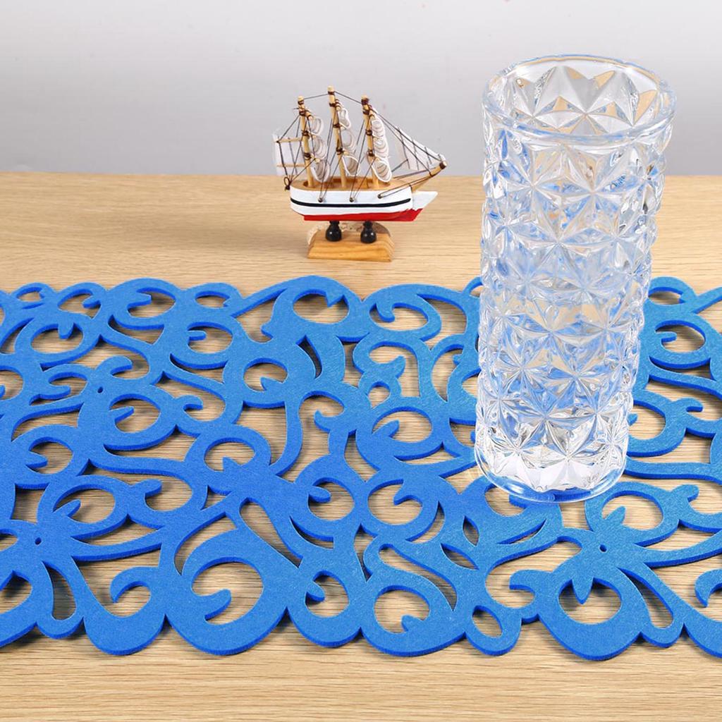 7 цветов, фетровая скатерть прямоугольной формы, скатерти для столовых приборов, настольные коврики, домашние украшения, новинка