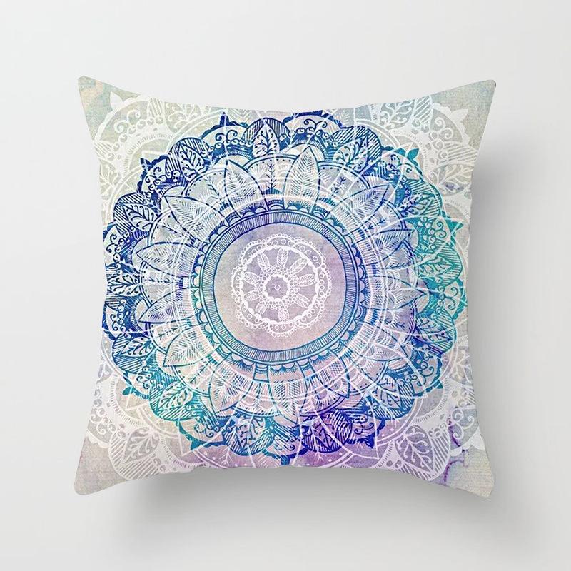 1Pcs Mandala Pattern Cushion Cover Bohemia Throw Pillow Decorative Pillowcase Retro Sofa Pillow Case Home Decoration Pillow Case