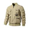 Bomber Jacket Retro Baseball Uniform Multi-pocket Work Jacket Functional Jacket