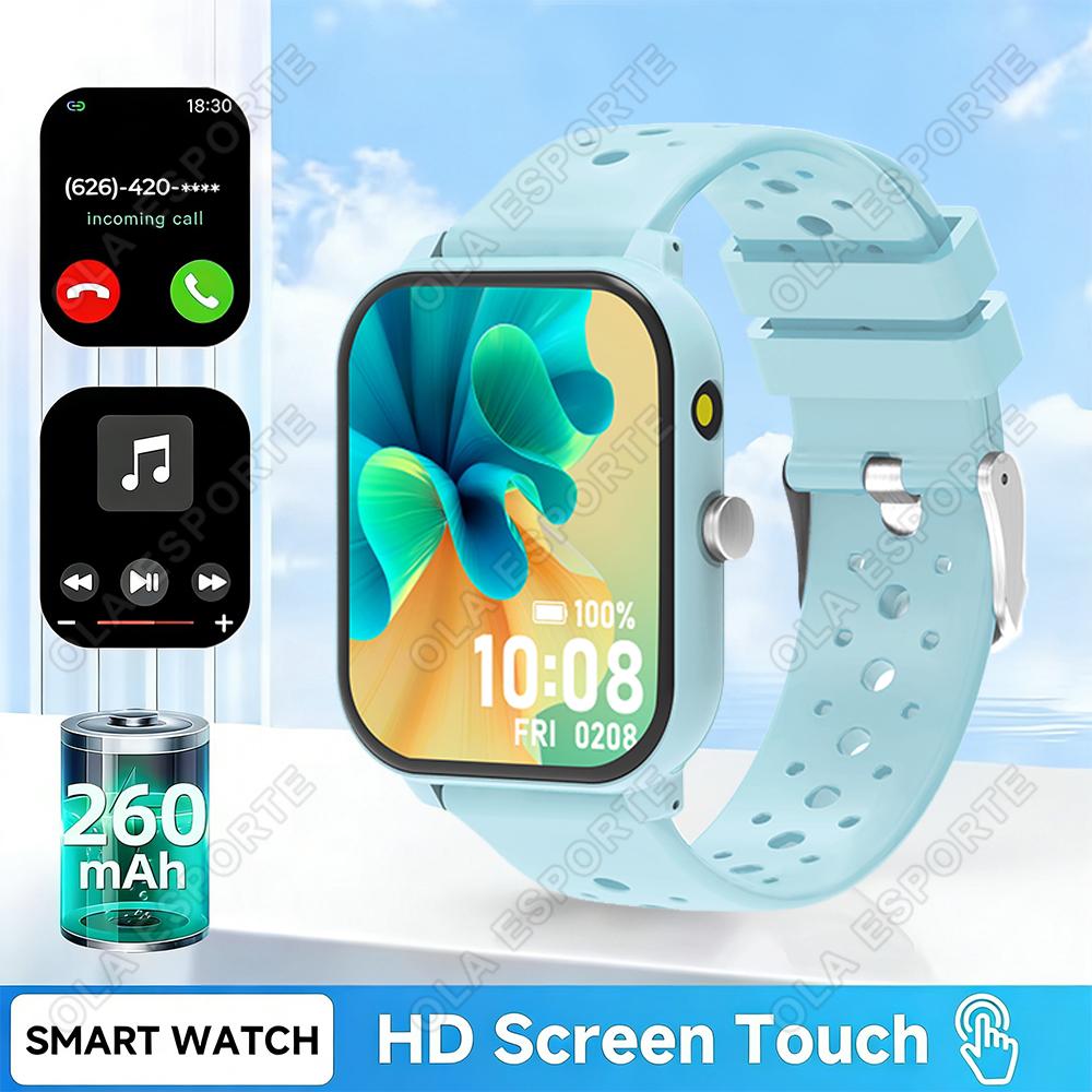 Игровые умные часы 1,83'' Bluetooth-звонки Спортивный режим Управление музыкой/камерой Светодиодный фонарик Длительное время работы Батареи Часы для Android/IOS HT30