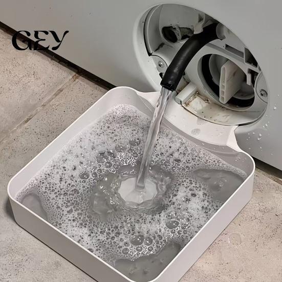 Anti-leakage Drainage Tray Front-Load Washing Machine Drain Pan, Universal Tray, Accessories Washer Water Collector for Basements, Apartments, Rentals