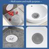 2Pcs Sink Strainer with Suction Cup Dense Filter Holes Anti-clogging High Elasticity Tear Resistant Quickly Filtering Flexible