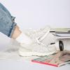 New Balance Nb 480 Модные спортивные сетчатые кроссовки из синтетической кожи с низким верхом для повседневной носки Женские кроссовки Серо-белые W480KO5