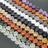10mm Natural Stone Heart-Shaped Agate Semi-Finished Beads Eco-friendly Jewelry Making DIY Anniversary Bracelet Necklace