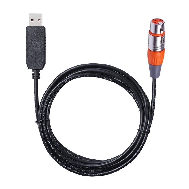 USB-кабель для отладки DMX-консоли RS485 для управления сценическим освещением