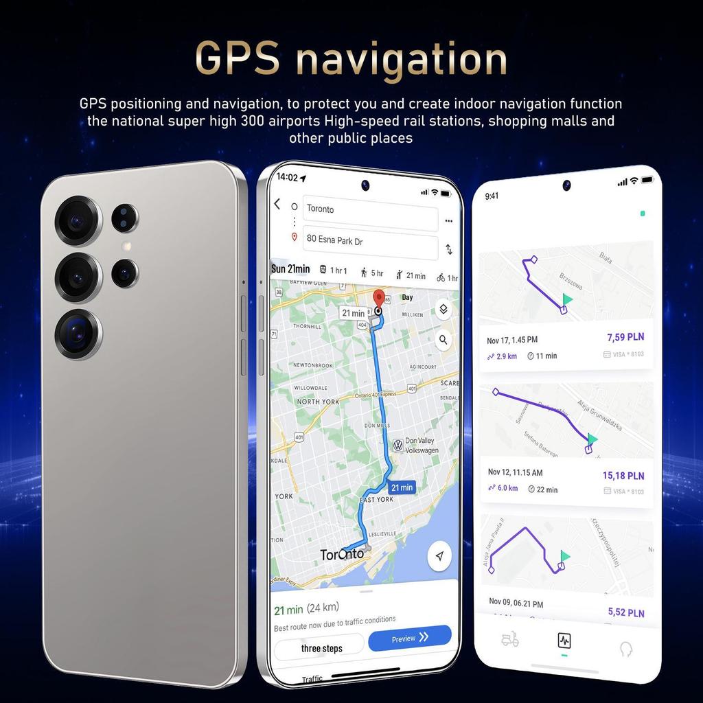 S26Ultra Высококлассный Android-смартфон 6,6 дюйма 4+64 ГБ