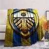 1PC Leeds United F.C Patterned Flannel Blanket Suitable For All Seasons for Home Decor Warmth and Comfort Gifts Holiday Present