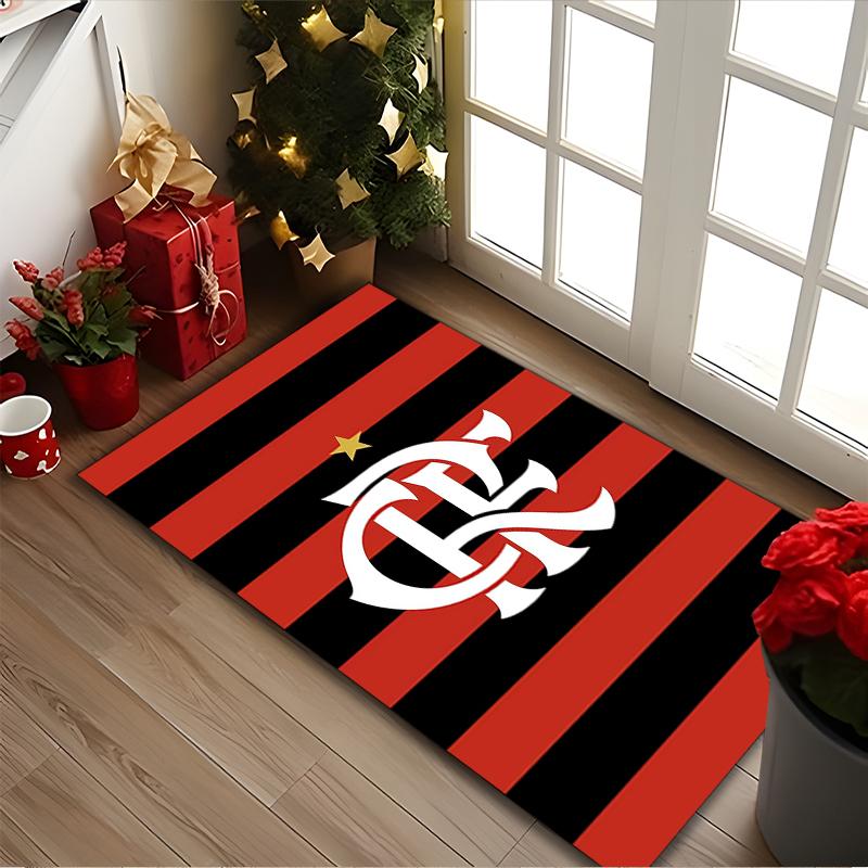 Rangers FC Rug Ideal for Reading Room, Multi-purpose Office Chair Sofa Carpet, Anti-slip Printed Home Area Rug